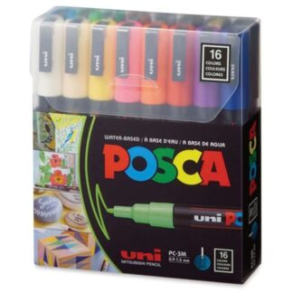 Posca Uni Mitsubishi Marker PC-3M 0.9-1.3mm (16 Shades)