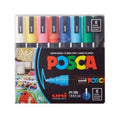 Uni Ball Posca PC-5m Markers Set- Pack of 8