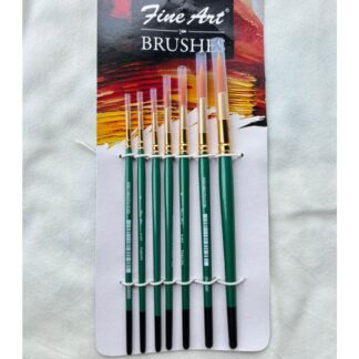 Fine Art Round Brushes Set of 7