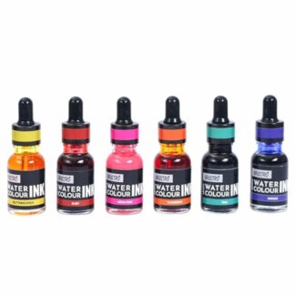 BRUSTRO Artists' Watercolour Ink (Set B) 6 Shades 15ML