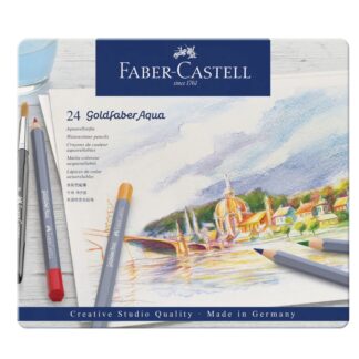 FABER CASTELL GOLDFABER AQUA COLOUR PENCIL SET OF 24