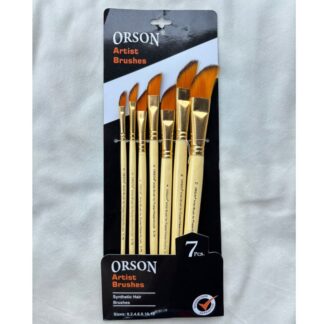 Orson Artist Dagger Brushes Set of 7
