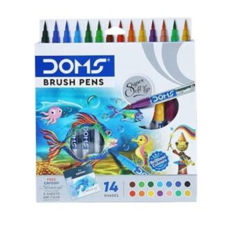 DOMS Brush Pen Box 14-Shades