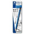 Staedtler 6 Mars Lumograph Set of 6 Drawing Pencils
