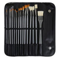 Brustro Artists’ Mixed Hair Brush Set of 15 IN PU BAG