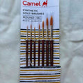 Camel Synthetic Gold Brushes Round|66 Series Set of 7