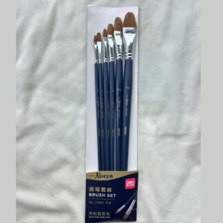Deli Nuevo Brush Set of 6 Flat Brush