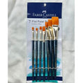 Faber-Castell 7 Flat Paint Brush Synthetic Hair