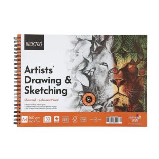 Brustro Artists Drawing & Sketching Wiro Pad A4-160GSM (30 Sheets)