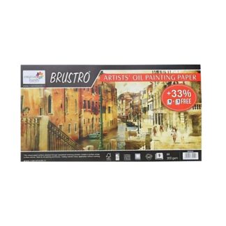 Brustro Artists' Oil Painting Paper A4 300gsm