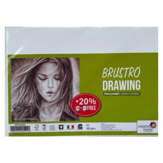 BRUSTRO Drawing Heavy Weight, Medium Surface Paper A4 200GSM