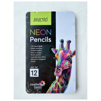 BRUSTRO Neon Pencils Set of 12