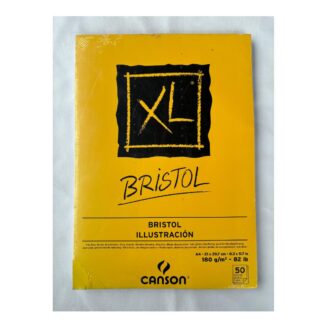 CANSON XL BRISTOL Glued Short Side Pad A4 180g/m2-82ib