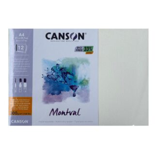CANSON Montval Paper  Sheets A4 300g/m2 (140ib)