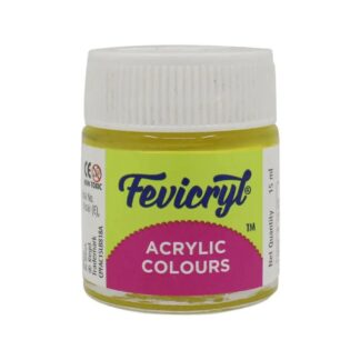 Fevicryl Acrylic Colour - Lemon Yellow (15ml)