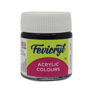 Fevicryl Acrylic Colours - 15ml (Black Color)