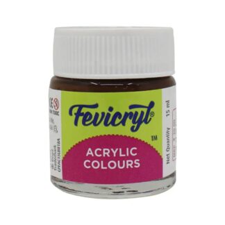 Fevicryl Acrylic Colour - 15ml (Dark Brown Color)