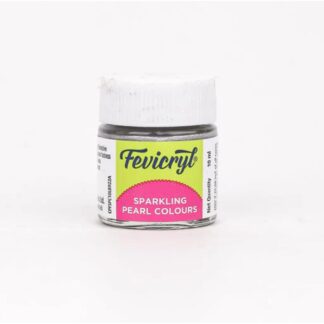 Fevicryl Sparkling Pearl Colour 10ml (Pearl Metallic Silver)
