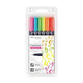 TOMBOW FUDENOSUKE BRUSHPEN NEON COLORS SET OF 6