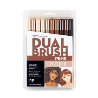Tombow Dual Brush Pens Portrait (Set of 10)