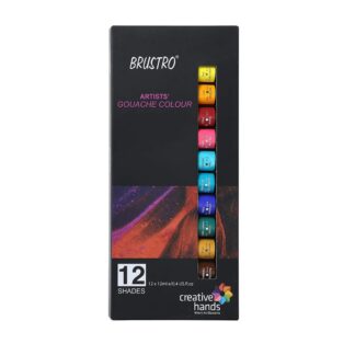 BRUSTRO Artists' Gouache Colour 12ml (Set of 12)