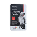 BRUSTRO Fine Art Graphite Pencil Set Pack of 12