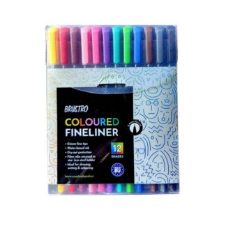 BRUSTRO Coloured Fineliner Set of 12