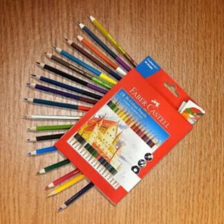 Faber-Castell 18 Bi-Colour Pencils 36 Shades .Hexagonal Shape