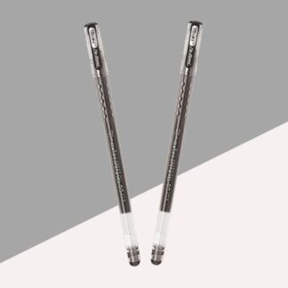 Montex Hy-Speed Grip Gel Pen - Black (Pack of 2)