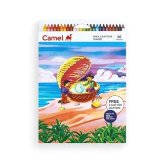 Camel Wax Crayons Jumbo 26 Shades