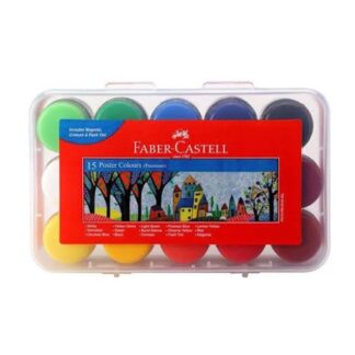 Faber-Castell Poster Colour Plastic Box of 15